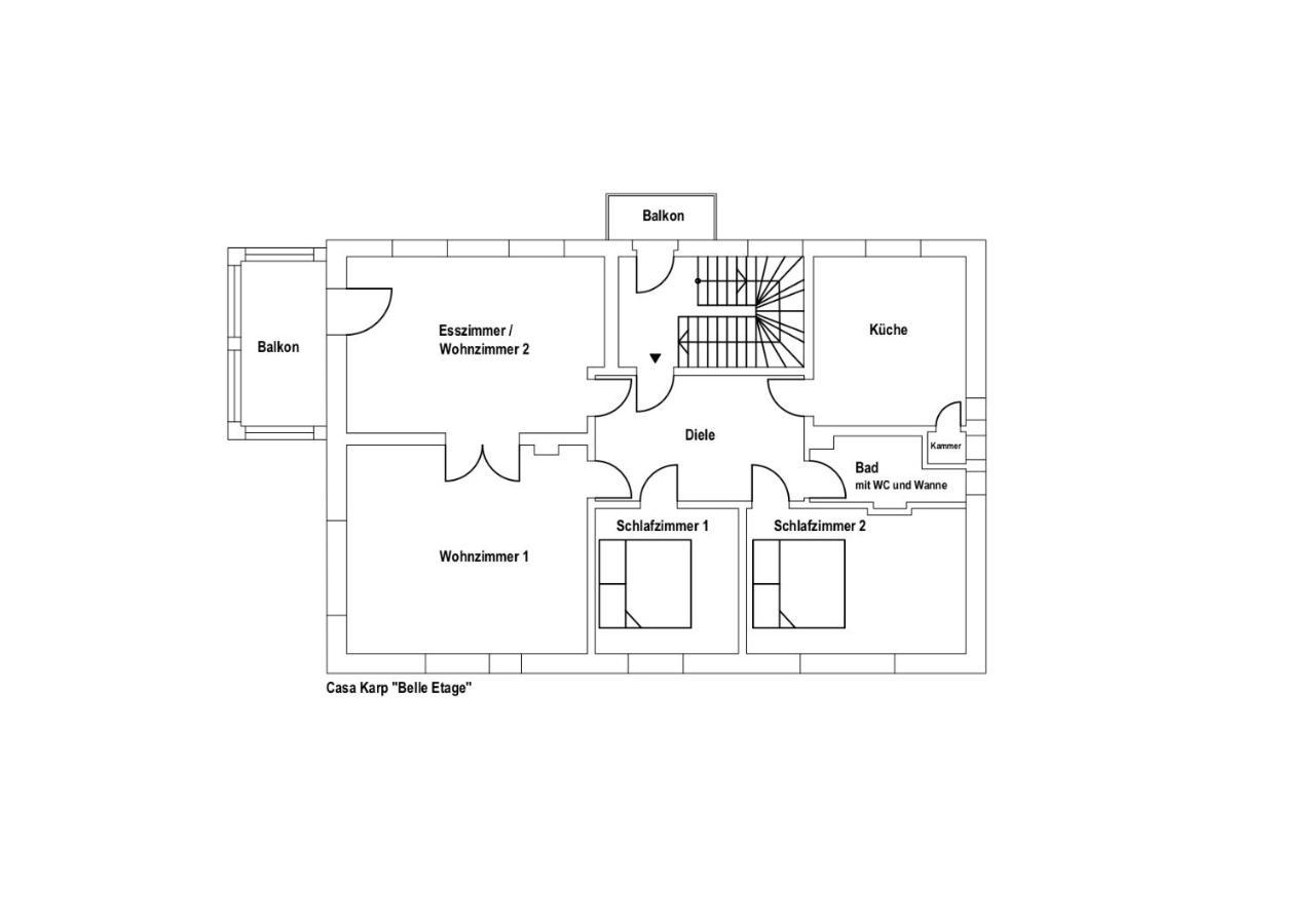Casa Karp "Belle Etage" Apartman Königstein an der Elbe Kültér fotó